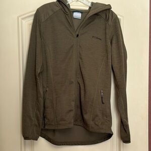 Columbia Olive Green Women’s Zip-Up Hoodie